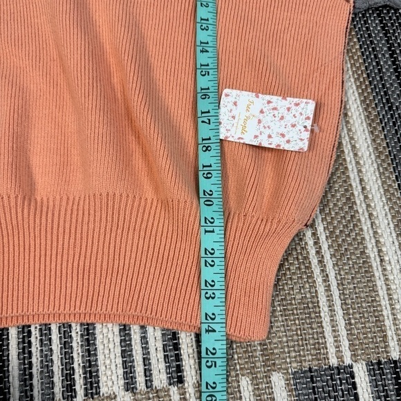 Free People Easy Street Color Block Sweater Size Small Women - Picture 9 of 10